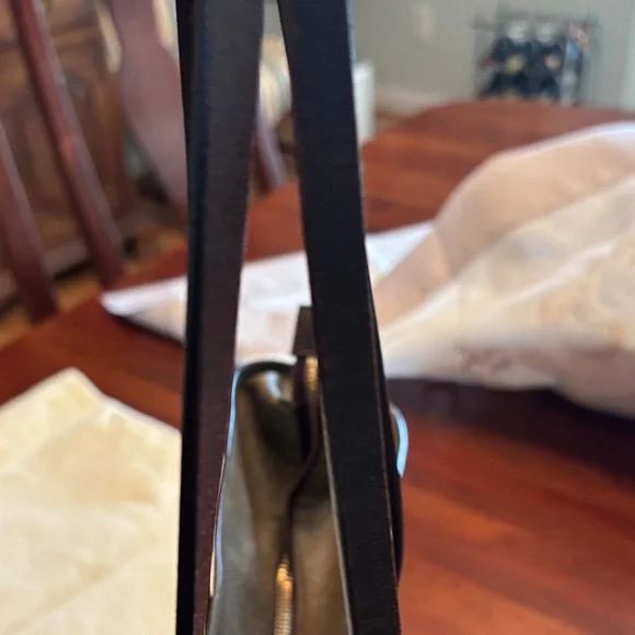 Fendi tote bag Zucca monogram FF canvas brown leather handbag - Picture 10 of 14